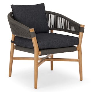 Makali 27" Outdoor Lounge Chair - Slate Gray