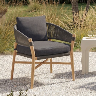 Makali 27" Outdoor Lounge Chair - Slate Gray