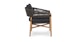 Makali Slate Gray Lounge Chair - Gallery View 4 of 11.