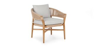 Makali Lily White Lounge Chair