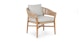 Makali Lily White Lounge Chair - Gallery View 1 of 11.