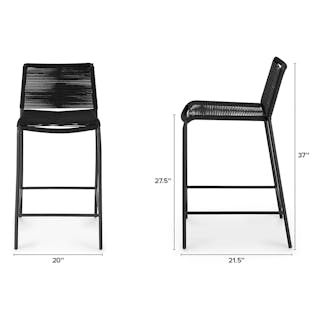 The Zina Counter Stool Bundle - Primary View 1 of 4 (Click To Zoom).