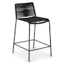 Zina Outdoor Counter Stool - Ember Black