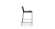 Zina Ember Black Counter Stool - Gallery View 4 of 11.