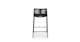 Zina Ember Black Counter Stool - Gallery View 5 of 11.