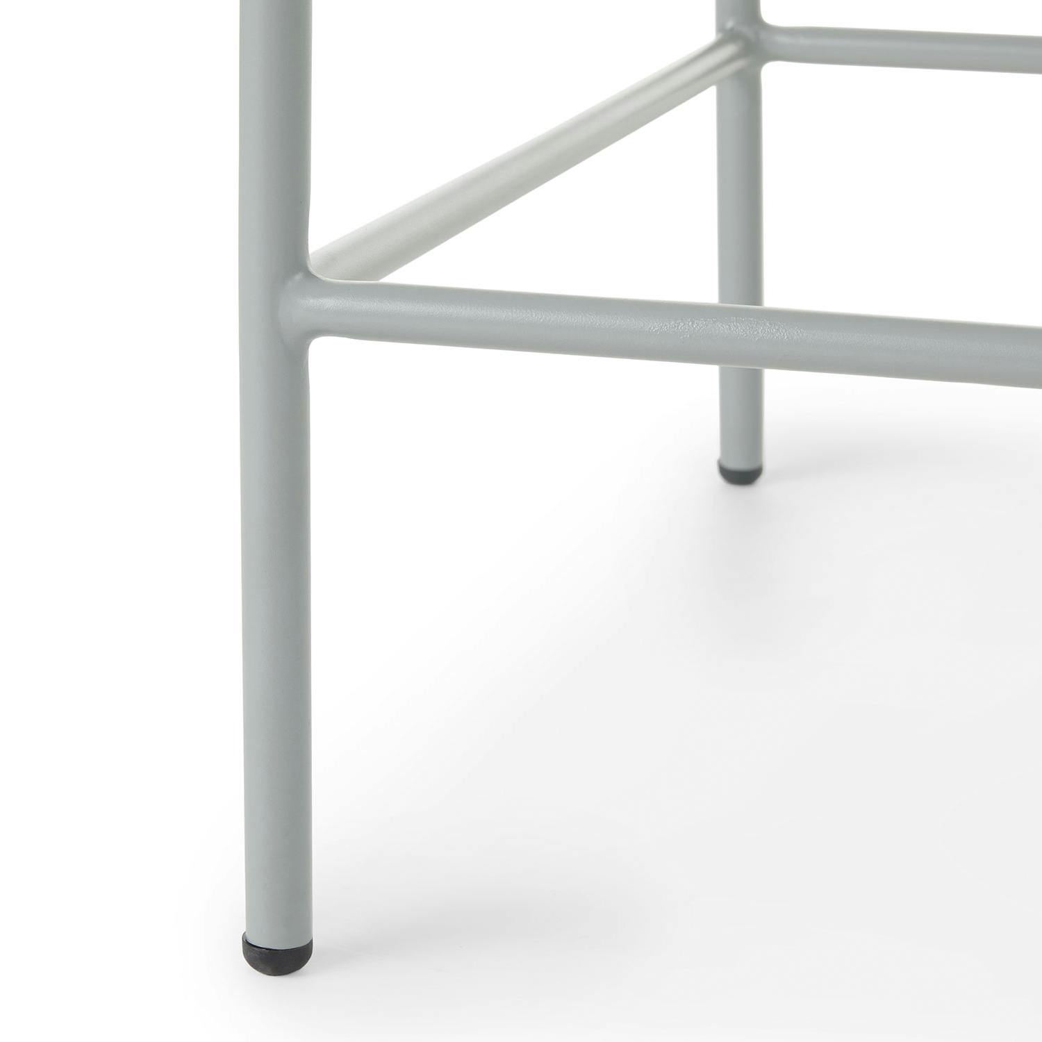 Steel Framed Heathered Gray Woven Rope Counter Stool | Zina | Article