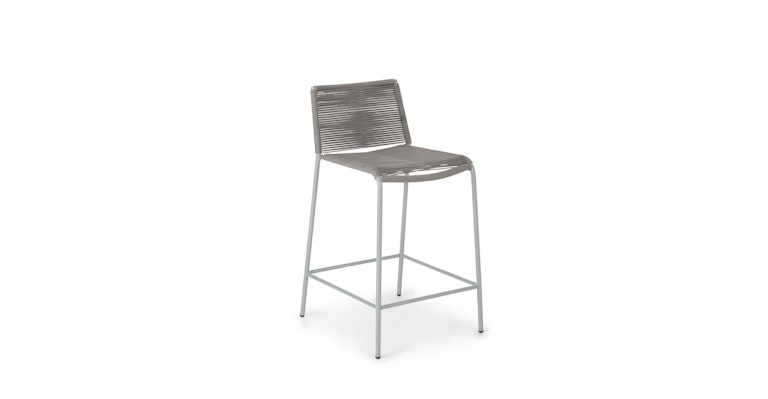 Zina Heathered Gray Counter Stool - Primary View 1 of 12 (Open Fullscreen View).