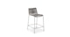 Zina Heathered Gray Counter Stool - Gallery View 1 of 12.