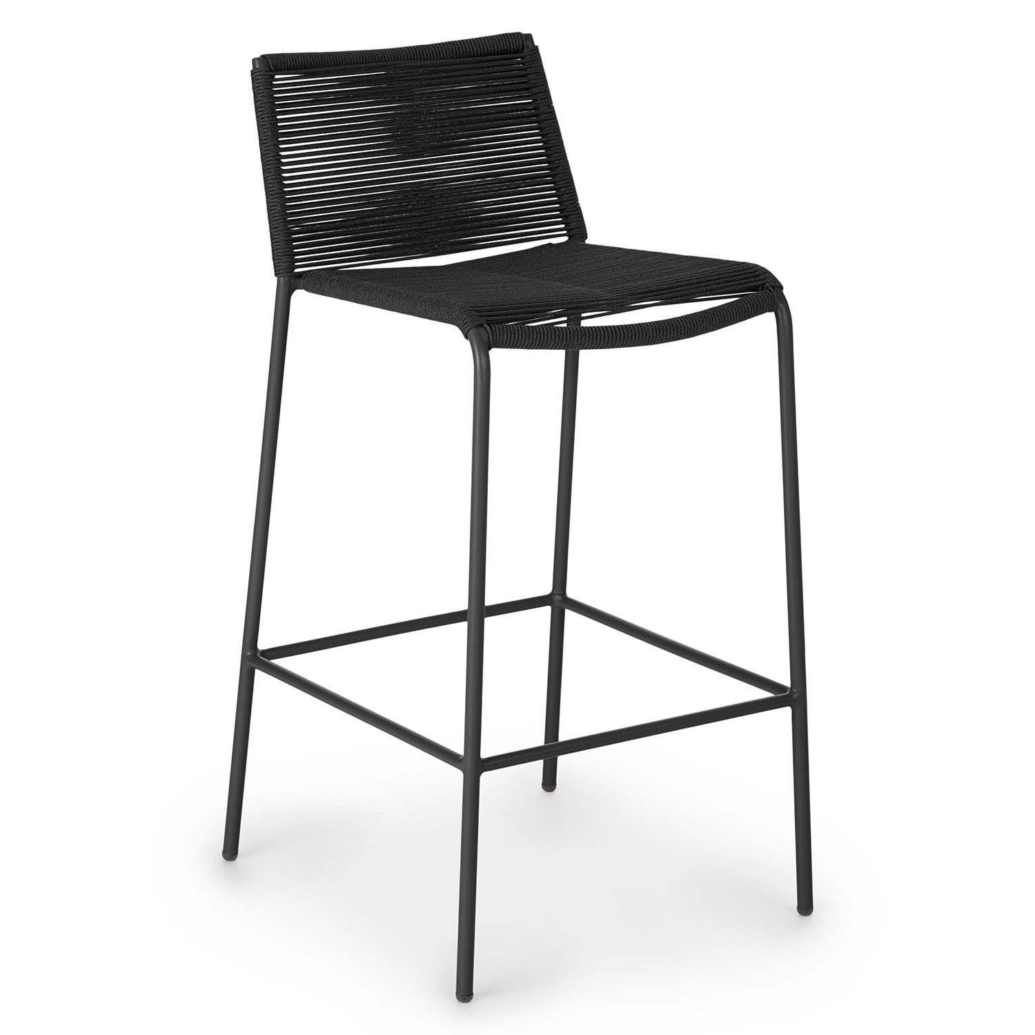 Black outdoor bar stools discount