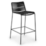 Zina Outdoor Bar Stool - Ember Black