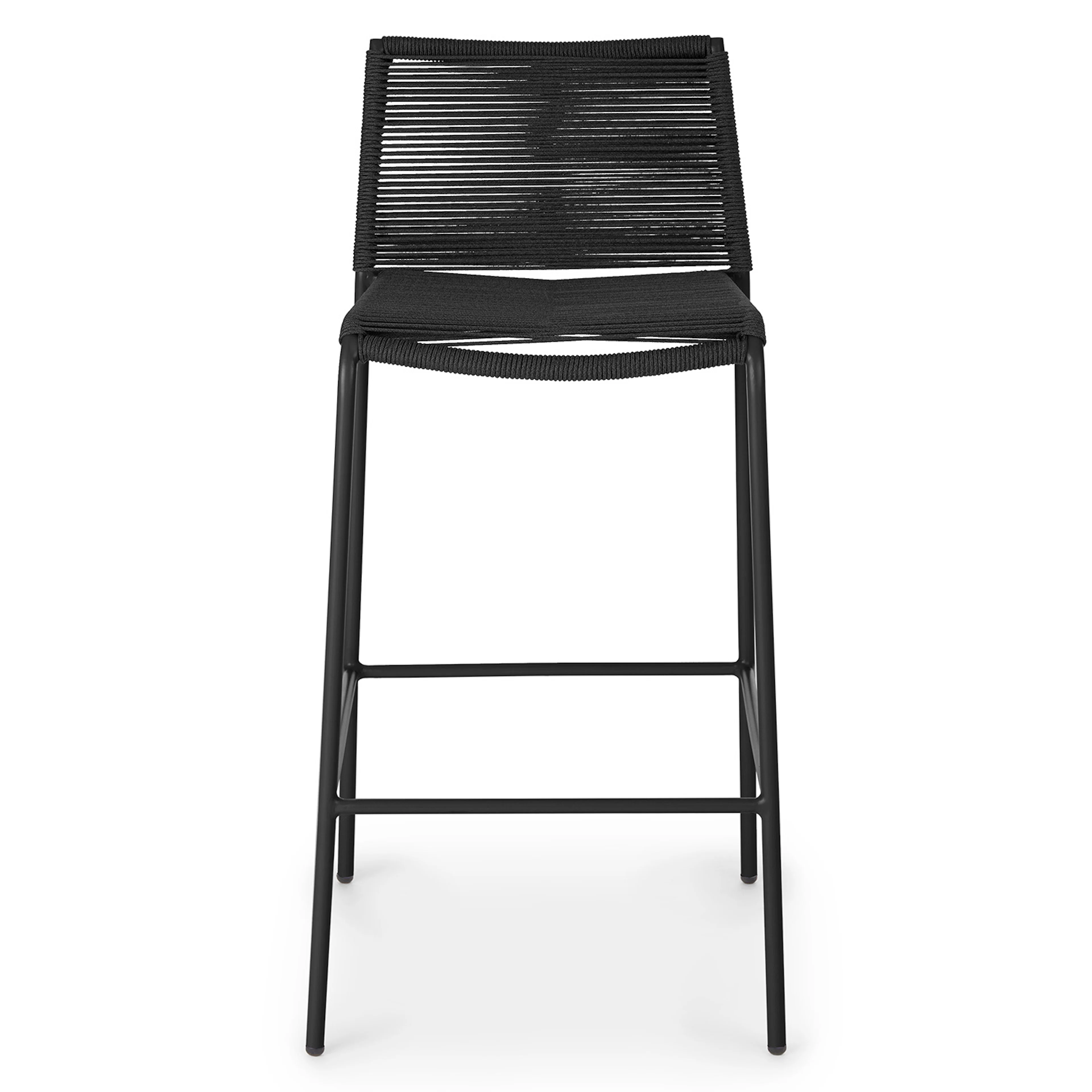 Zina Outdoor Bar Stool - Ember Black