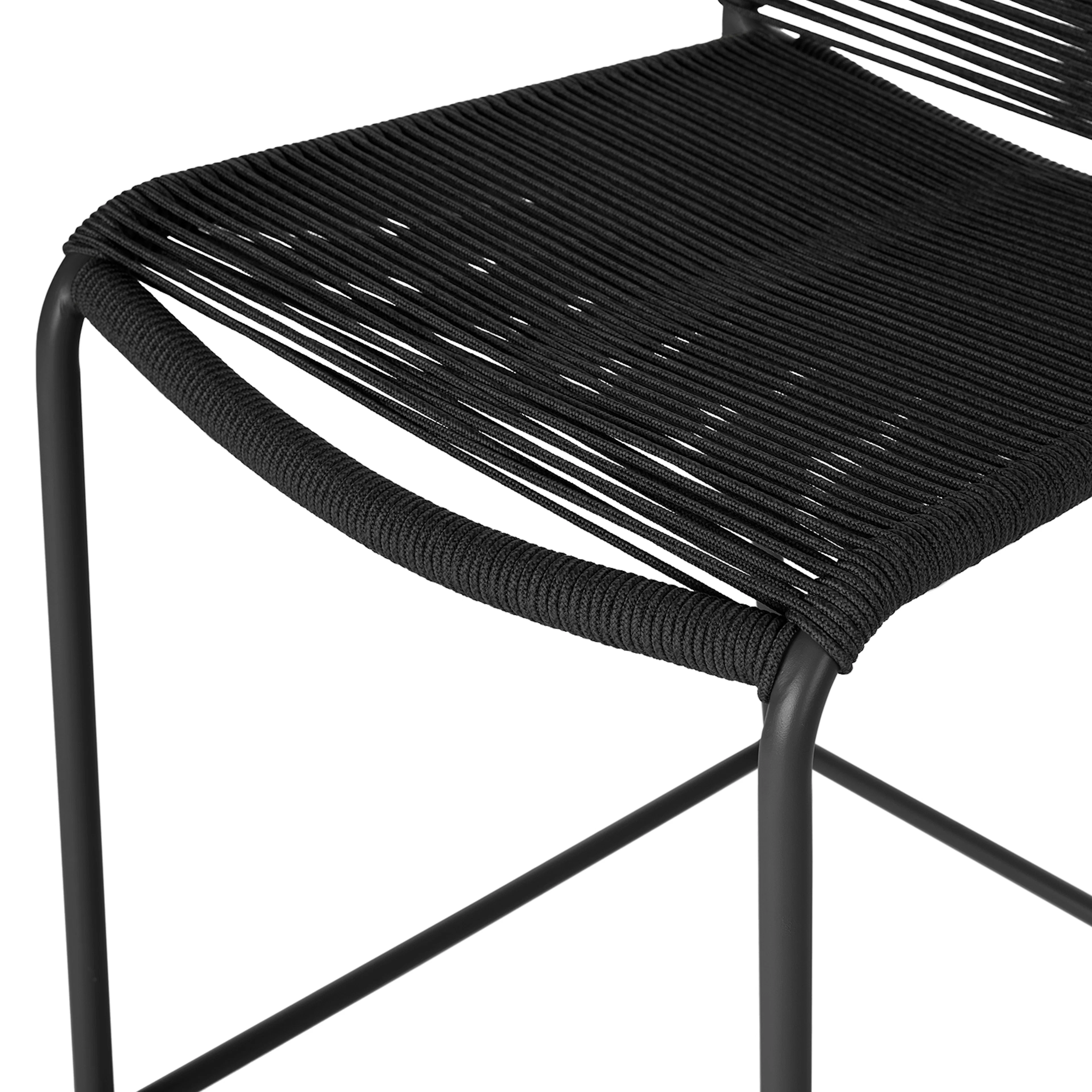 Zina Outdoor Bar Stool - Ember Black