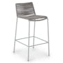 Zina Outdoor Bar Stool - Heathered Gray