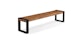 Lubek Tuscan Brown Bench - Gallery View 1 of 8.