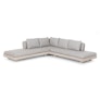 Acacia Wood & Beach Sand Fabric Outdoor Sectional Sofa | Lubek | Article