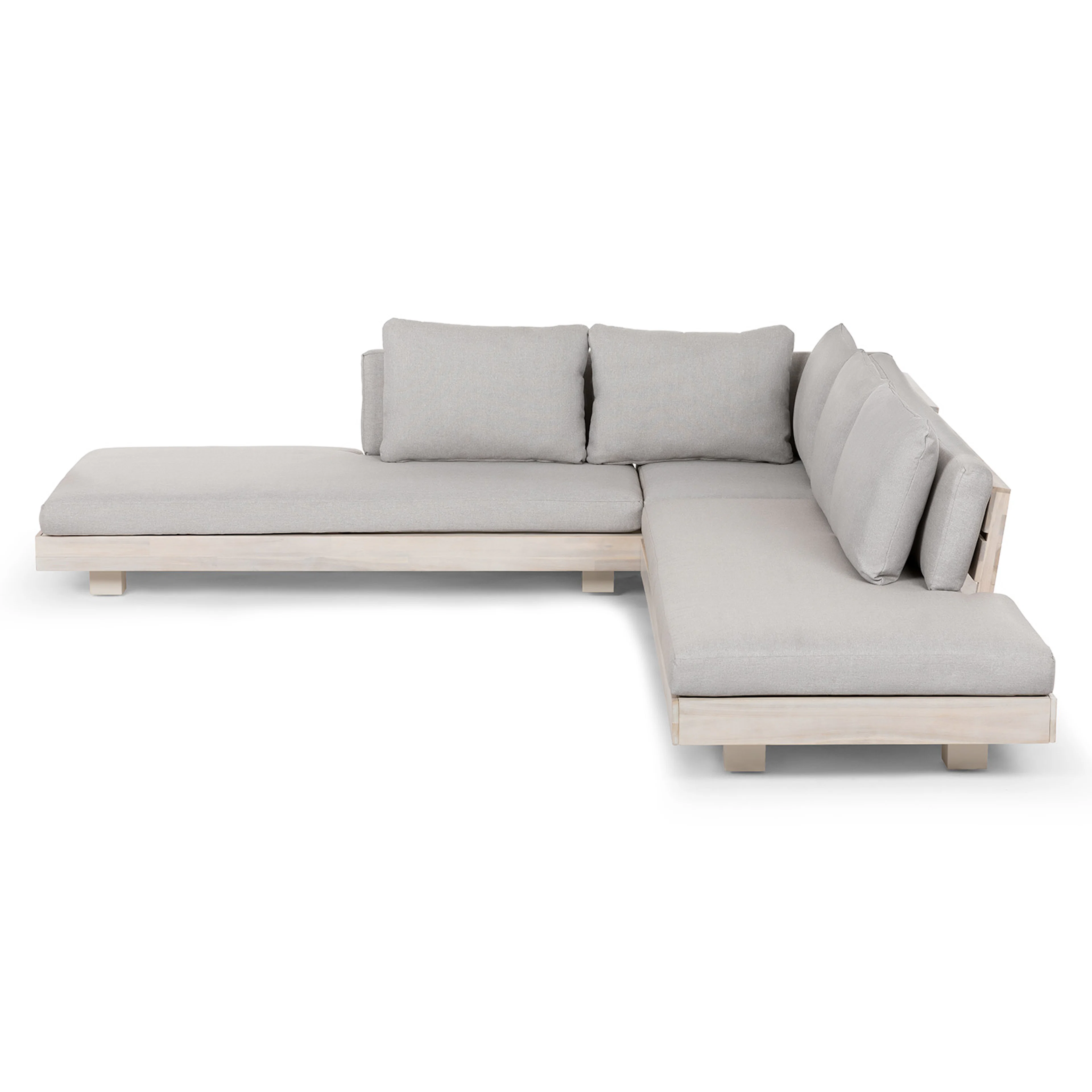 Lubek 100.5" Beach Sand Outdoor Corner Sectional