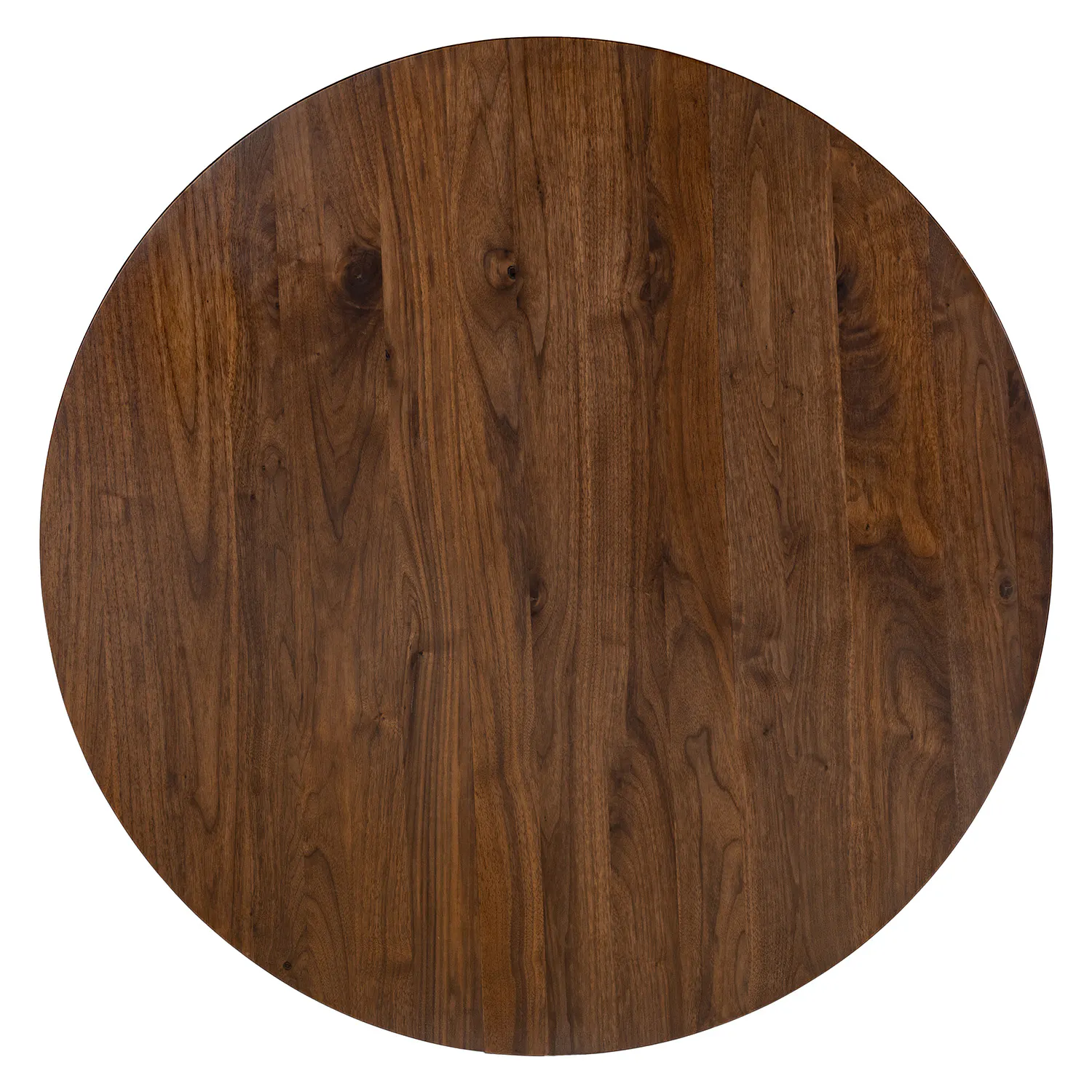 Seno 36" Round Dining Table - Walnut