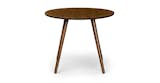 Seno Round Walnut Dining Table for 3 People | Article