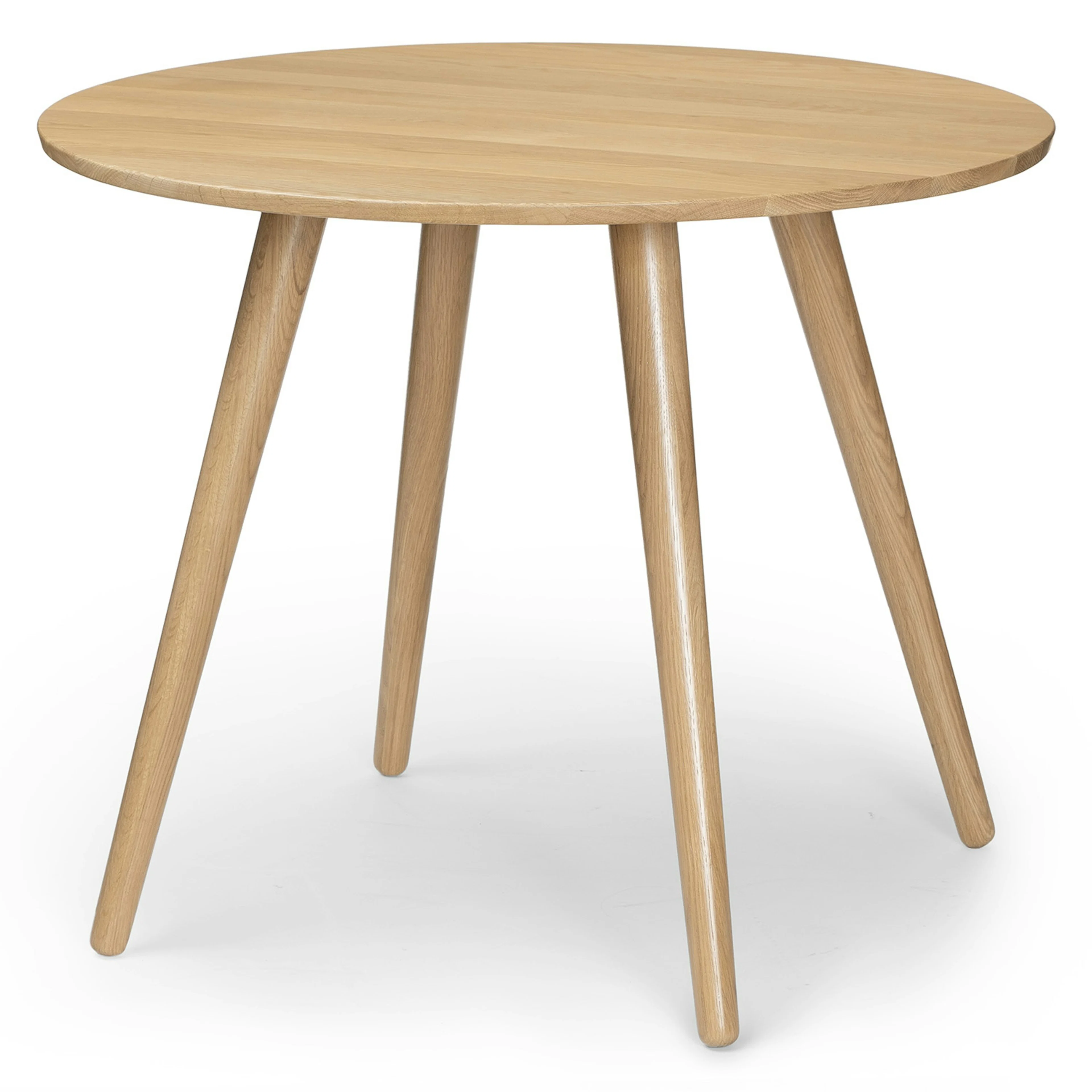 Seno 36" Round Oak Dining Table - Stylish & Compact