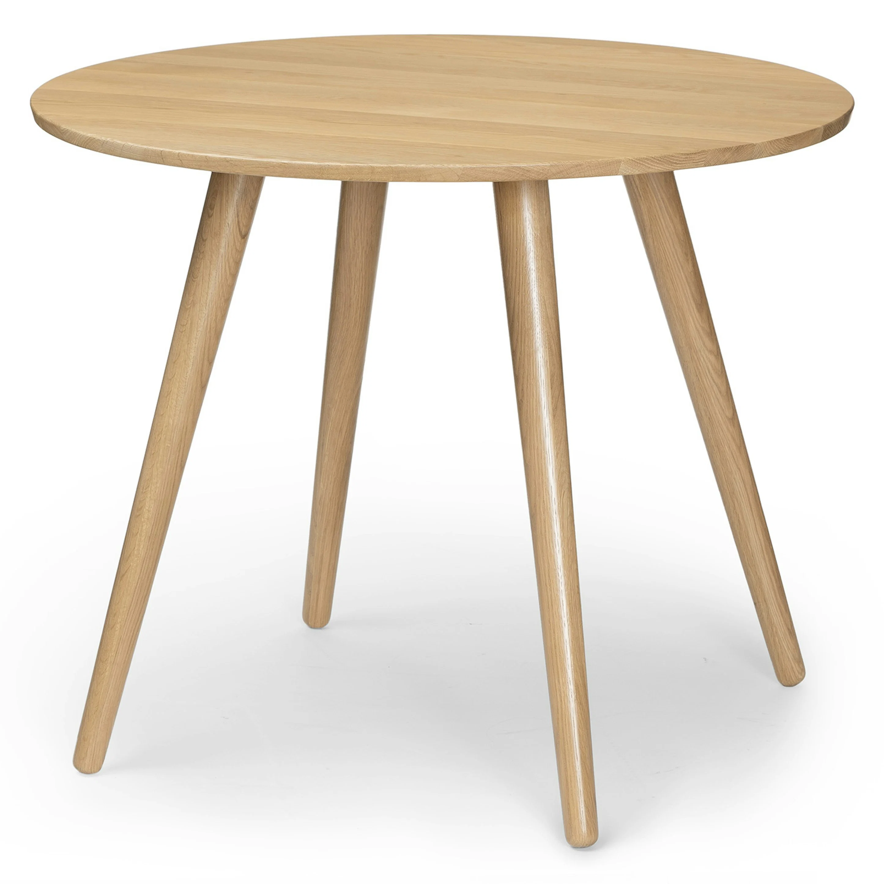 Seno 36" Round Oak Dining Table - Stylish & Compact