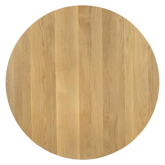 Seno Round Oak Dining Table for 3 People | Article