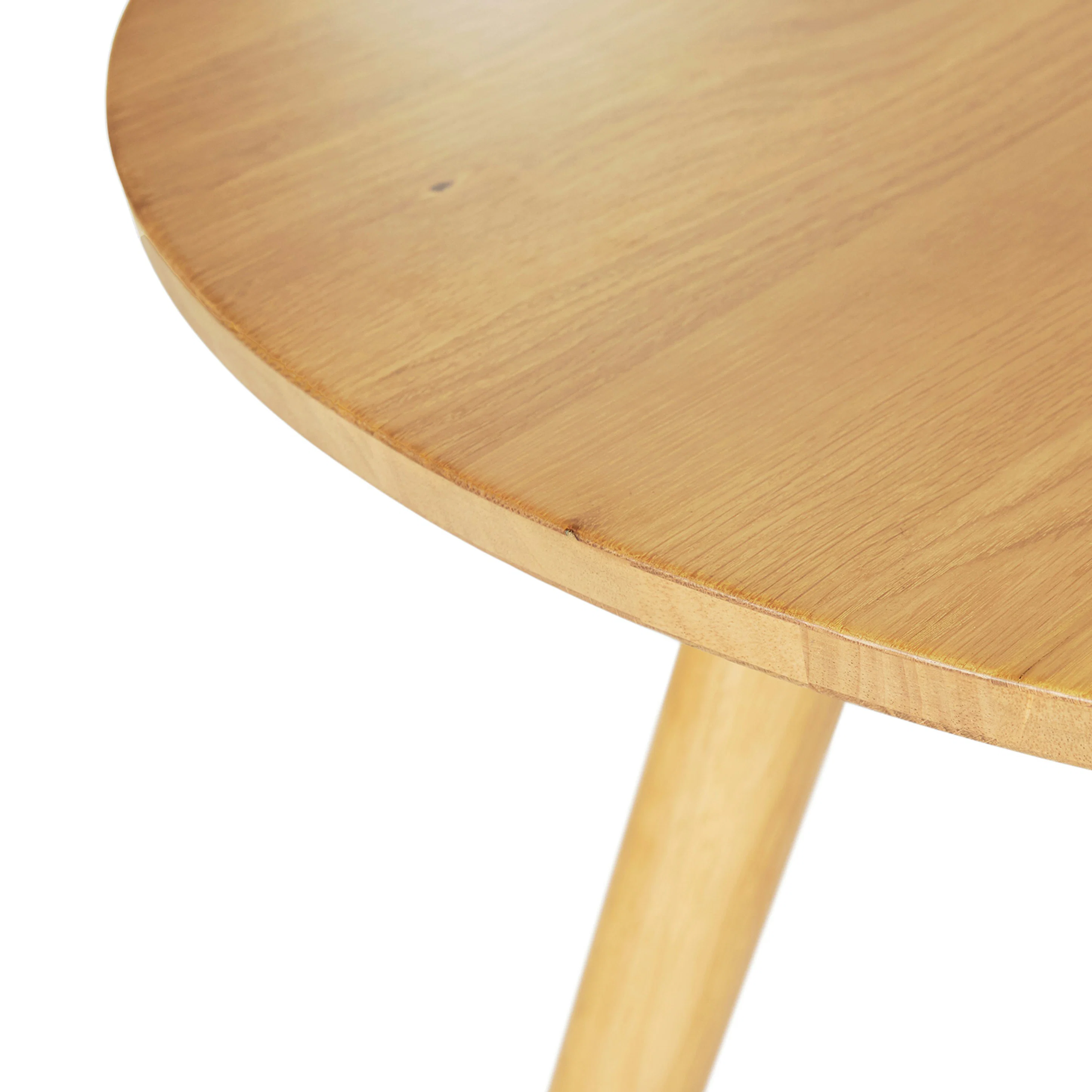 Seno 36" Round Oak Dining Table - Stylish & Compact