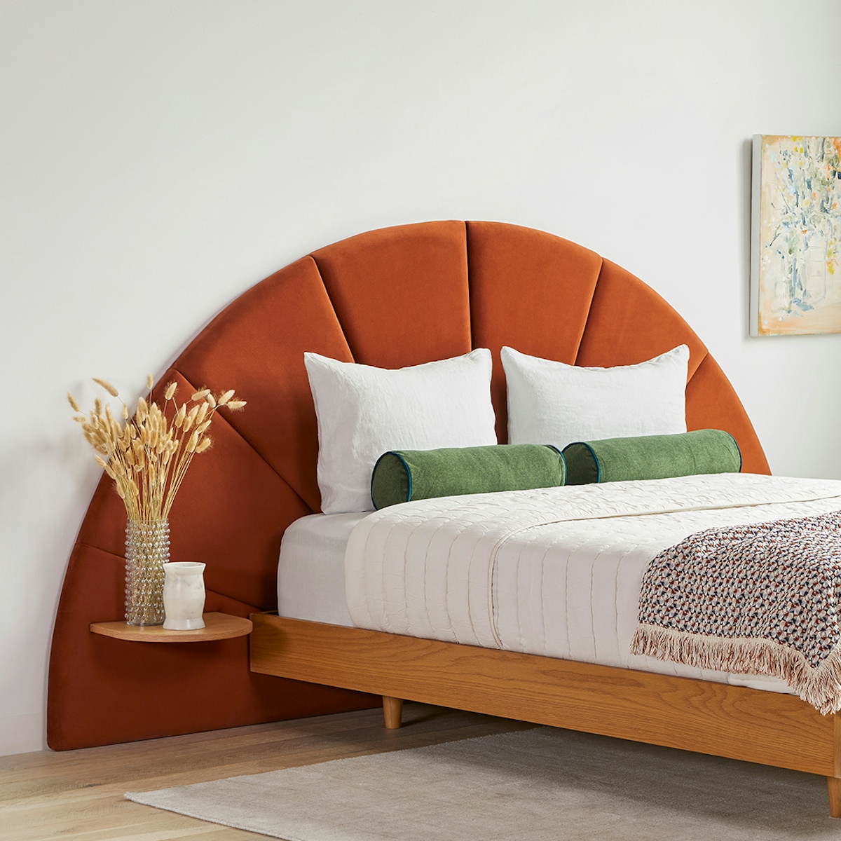 Almelo Sumac Red Queen Headboard