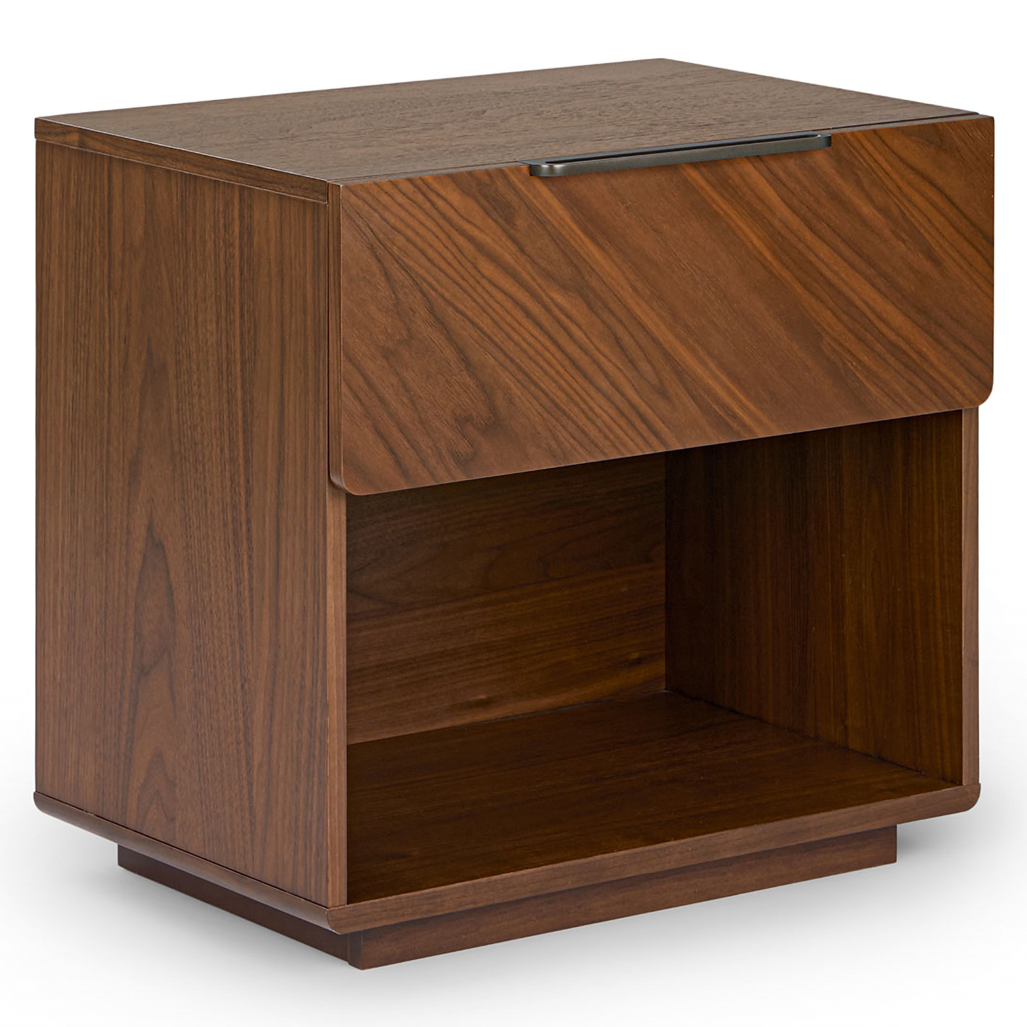 Nera Walnut Wood Nightstand w/ 1 Drawer | Article