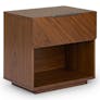 Nera 1-Drawer Nightstand - Walnut