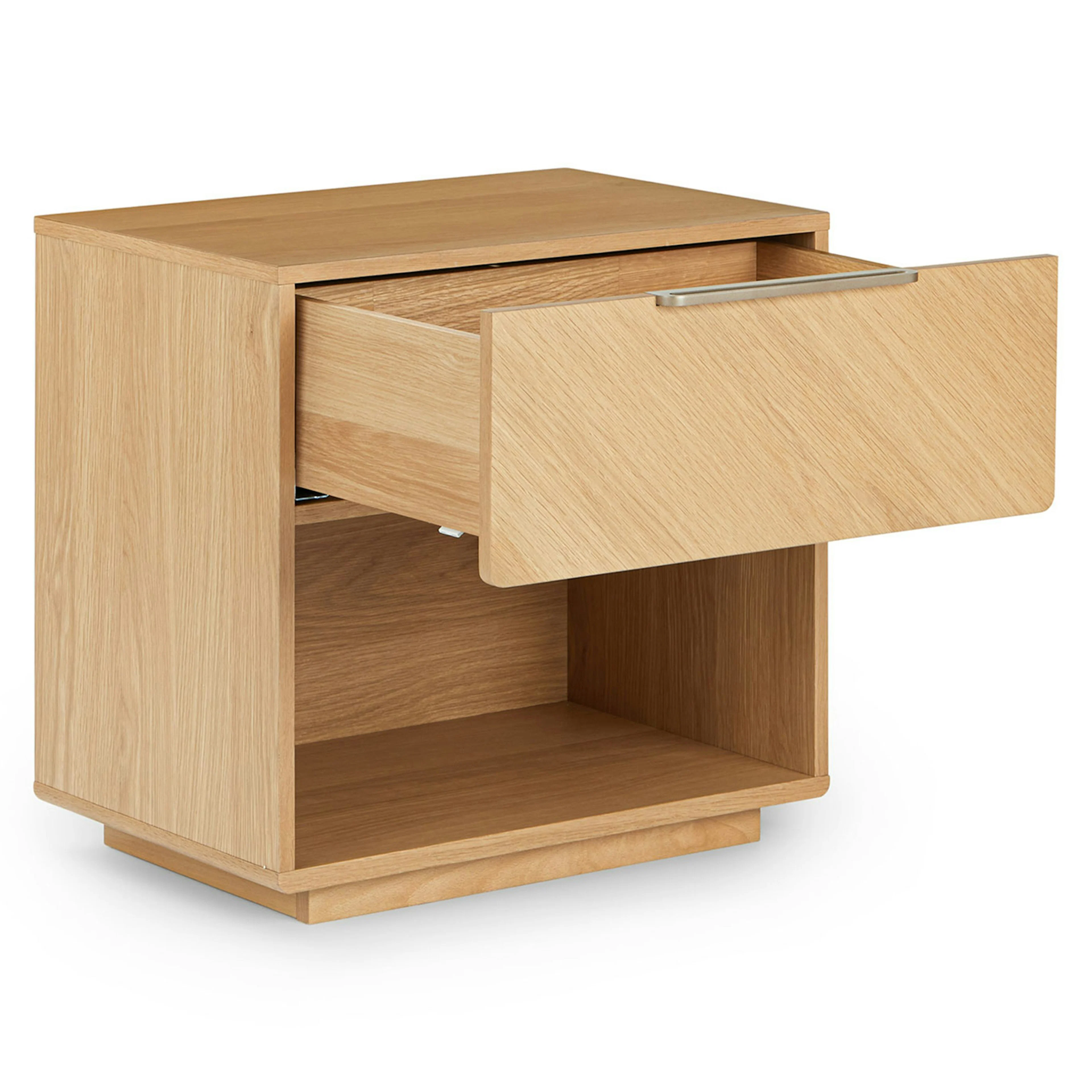 Nera 1-Drawer Nightstand - Oak
