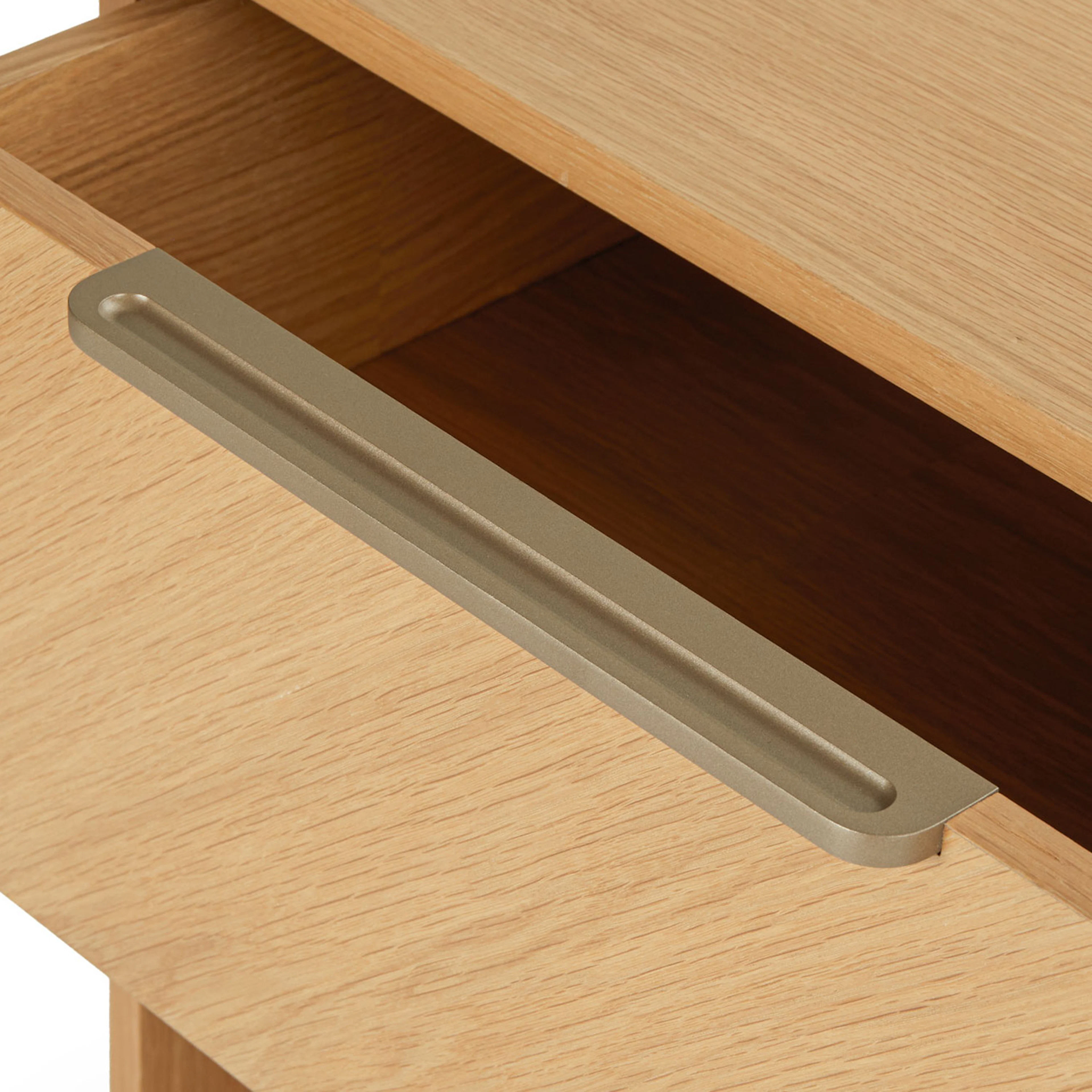 Nera 1-Drawer Nightstand - Oak
