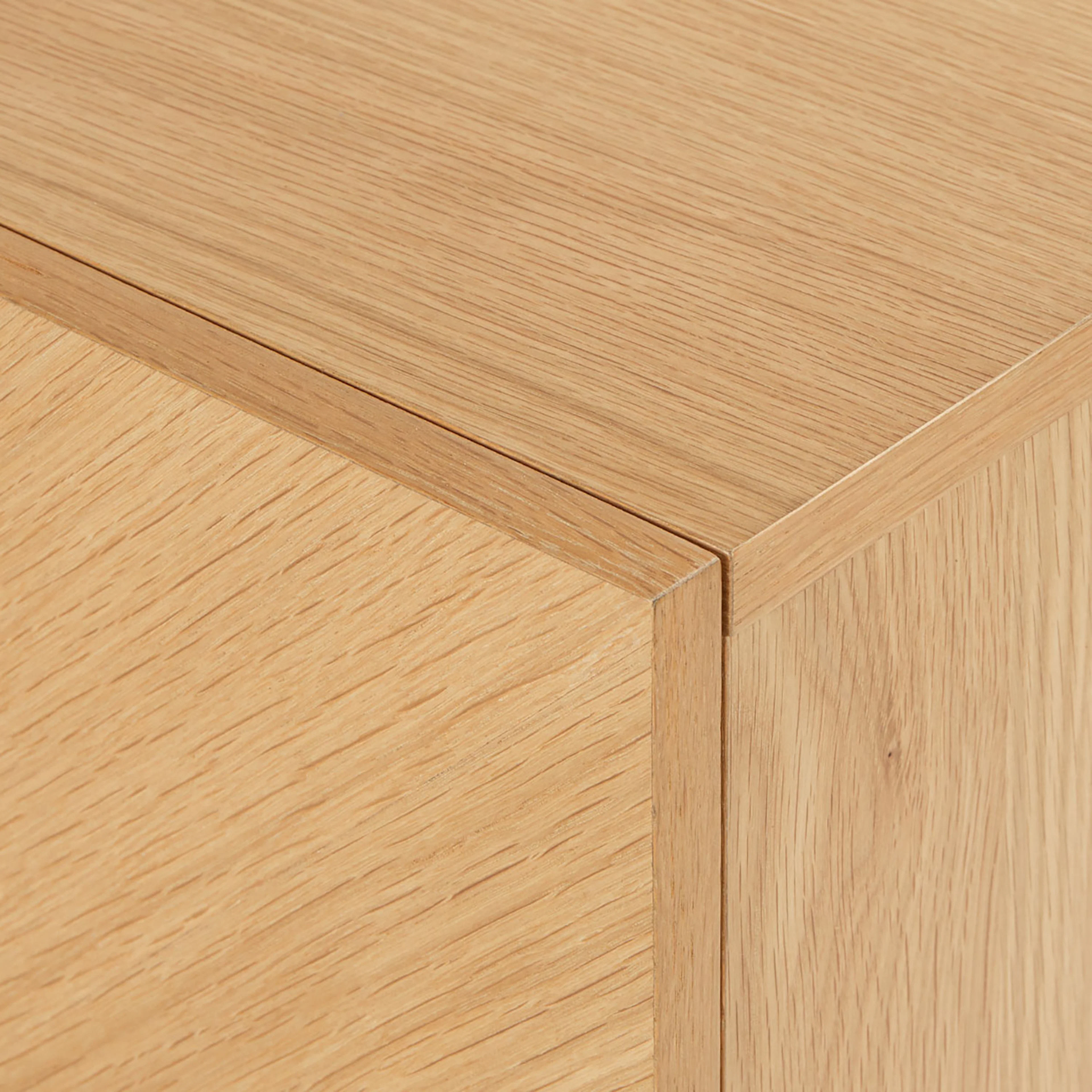 Nera 1-Drawer Nightstand - Oak