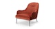 Embrace Currant Red Lounge Chair - Gallery View 3 of 11.