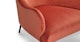 Embrace Currant Red Lounge Chair - Gallery View 7 of 11.