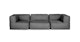 Corvos Met Black Modular Sofa - Gallery View 1 of 12.