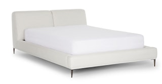 Abisko Quartz White King Bed