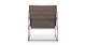 Entin Geo Gray Lounge Chair - Gallery View 5 of 14.