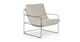 Entin Whistle Gray Lounge Chair - Gallery View 1 of 13.