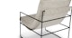 Entin Whistle Gray Lounge Chair - Gallery View 5 of 13.