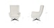 Agga Atelier Ivory Swivel Chair - Gallery View 13 of 13.