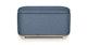 Maribo Blue Demure 32" Storage Ottoman - Gallery View 4 of 13.
