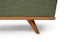 Timber Olio Green Ottoman - Gallery View 8 of 10.