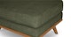 Timber Olio Green Ottoman - Gallery View 6 of 10.