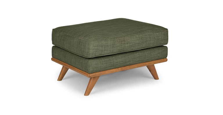 Timber Olio Green Ottoman - Primary View 1 of 10 (Open Fullscreen View).
