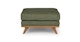 Timber Olio Green Ottoman - Gallery View 3 of 10.