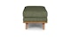 Timber Olio Green Ottoman - Gallery View 4 of 10.