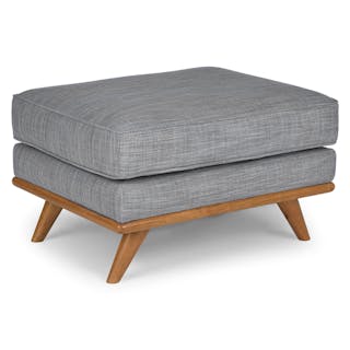 Timber 31" Ottoman - Pebble Gray