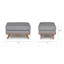 The Timber Corner Sectional x Ottoman Bundle - Gallery View 1 of 6.
