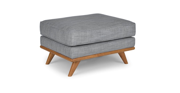 Timber Pebble Gray Ottoman - Primary View 1 of 10 (Open Fullscreen View).