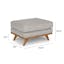 The Timber Corner Sectional x Ottoman Bundle - Gallery View 1 of 6.